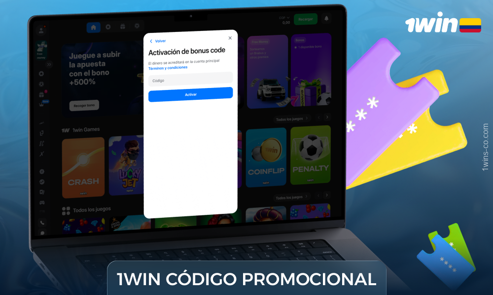 Los jugadores colombianos de 1Win pueden utilizar códigos promocionales y obtener bonificaciones